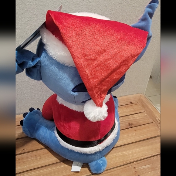 NEW Disney Greeter Stitch 16" Blue Plush Stitch Santa Suit Christmas - Picture 3 of 5